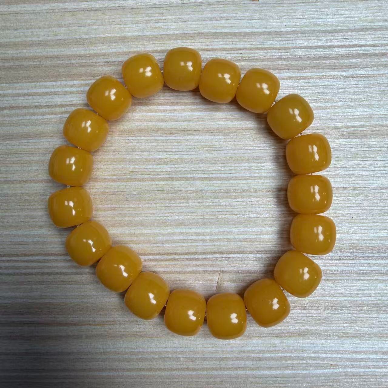 【詹詹小铺精选】黄菩提单圈PT手串QX010