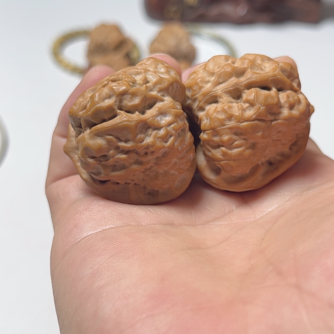 文玩核桃把件蛤蟆头