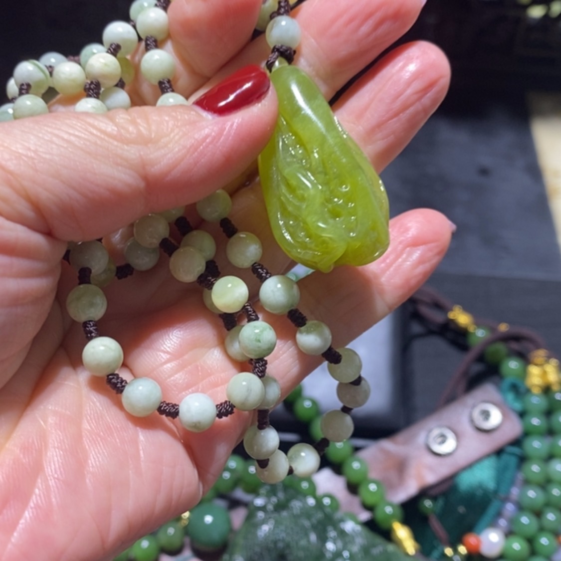 【闪购商品】和田玉毛衣链未镶嵌