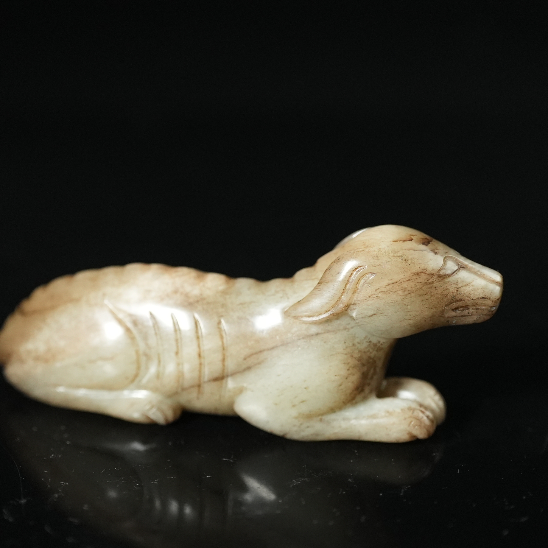 清代和田玉犬AAX250504003