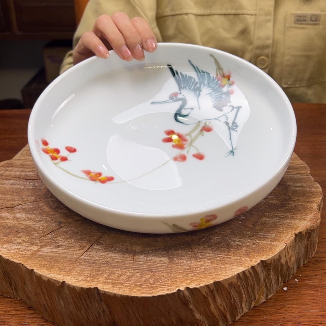 瓷片景德镇陶瓷手工手绘制作