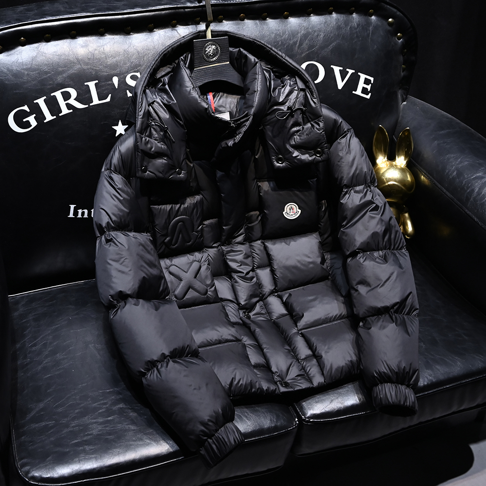 2025冬季新款加厚保暖90白鸭绒可脱卸帽羽绒服男欧洲站轻奢外套男