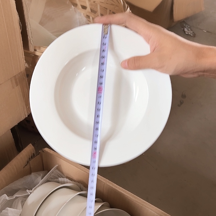 微瑕不退不换不补发 8.5英寸草帽盘4支