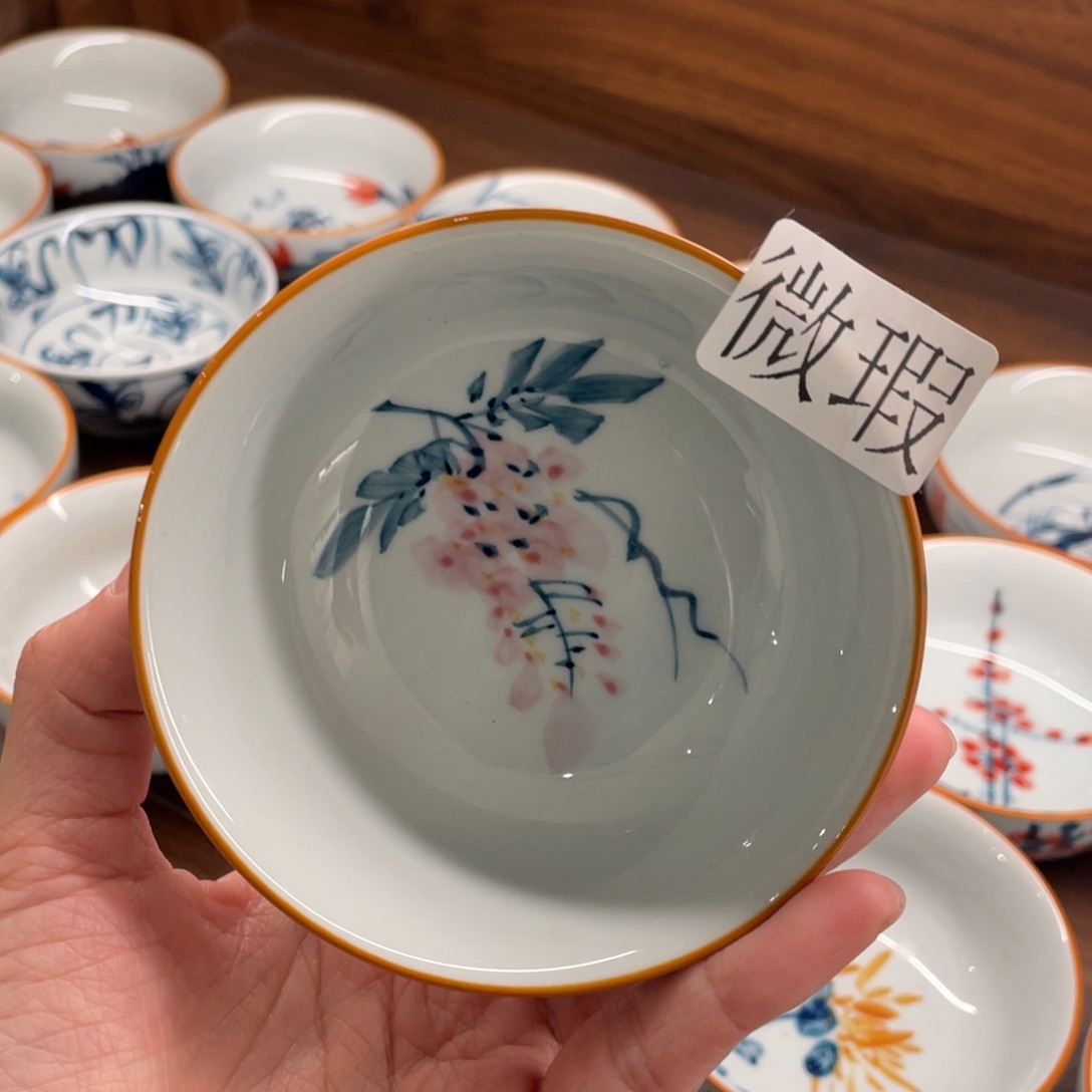 有瑕釉下彩纯手绘