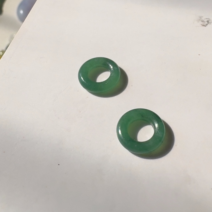 定制翡翠未镶嵌平安圈