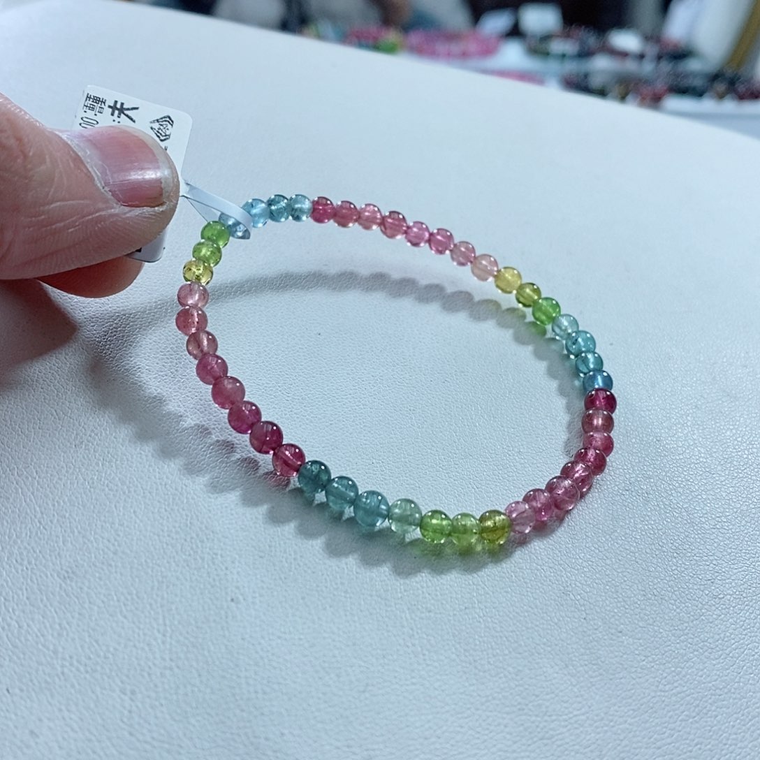 碧玺手链未镶嵌手链