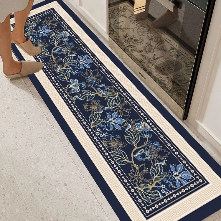 C020【40*160cm】硅藻泥入户门里门外垫喜庆玄关防滑免洗地毯地垫
