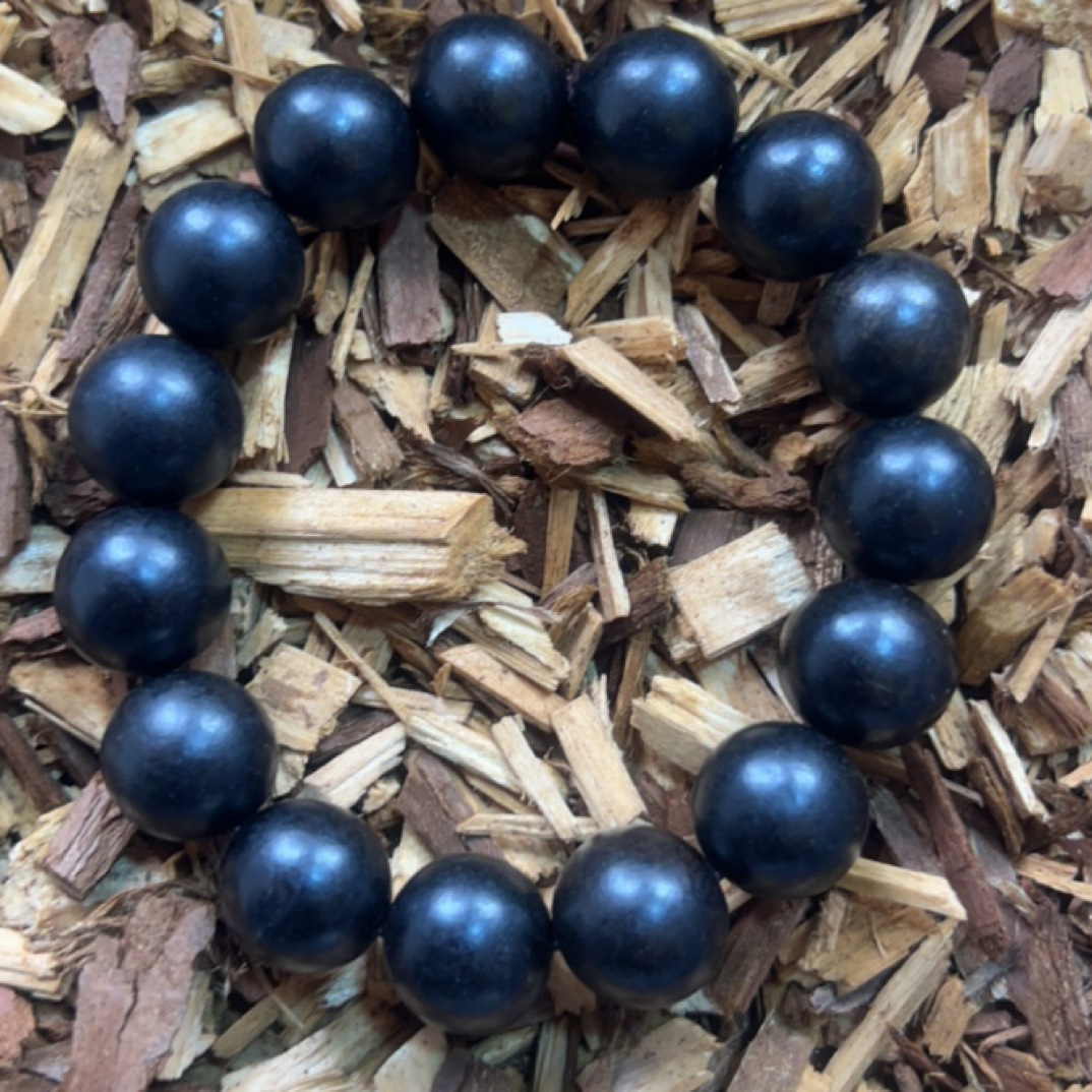 9 福来精选文玩沉香木作手串15mm