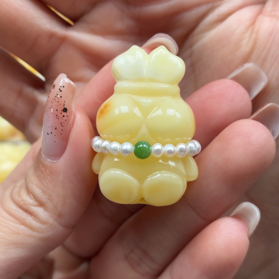 琥珀未镶嵌裸石蜜蜡