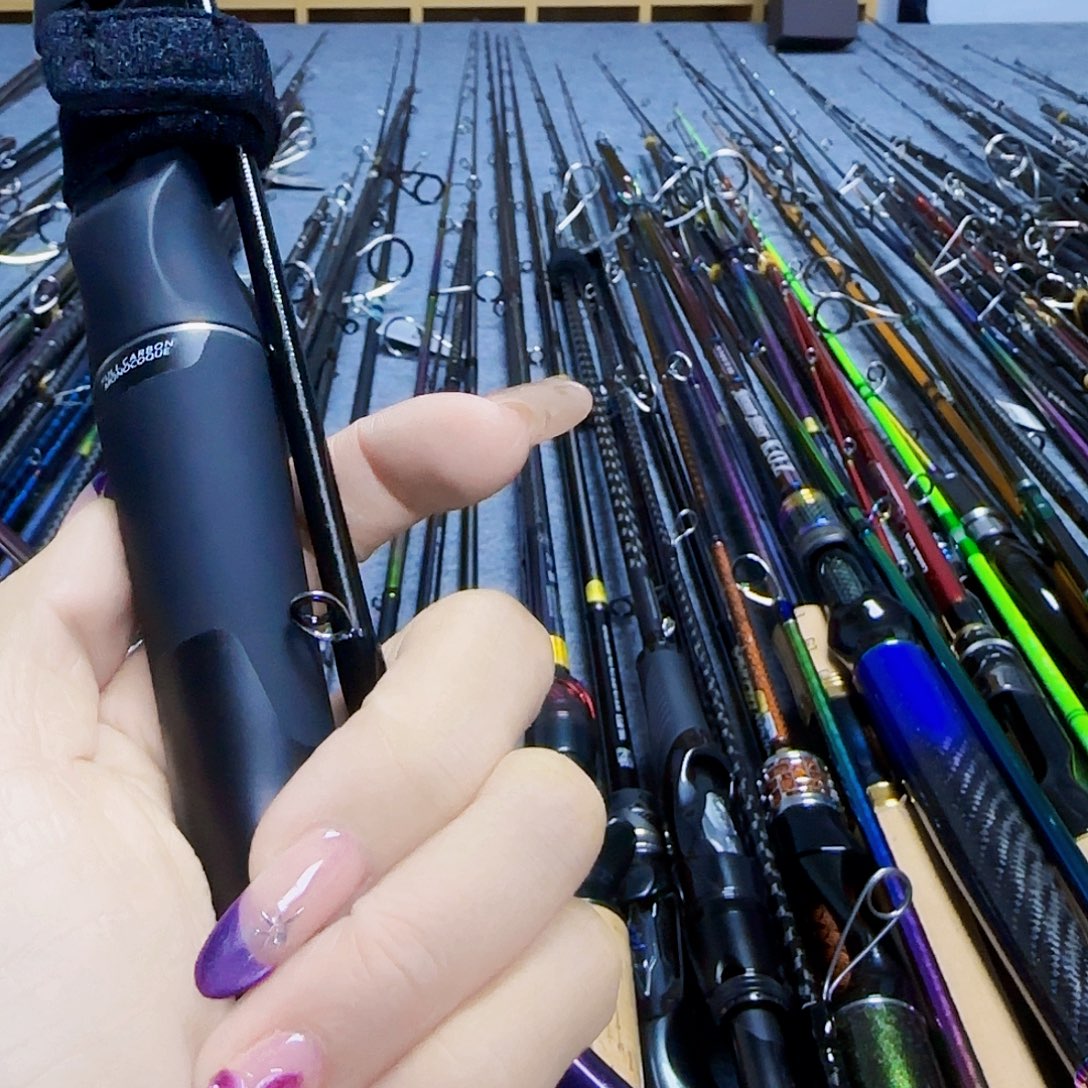 进***山3.8m碳素路亚竿枪饼杆链接