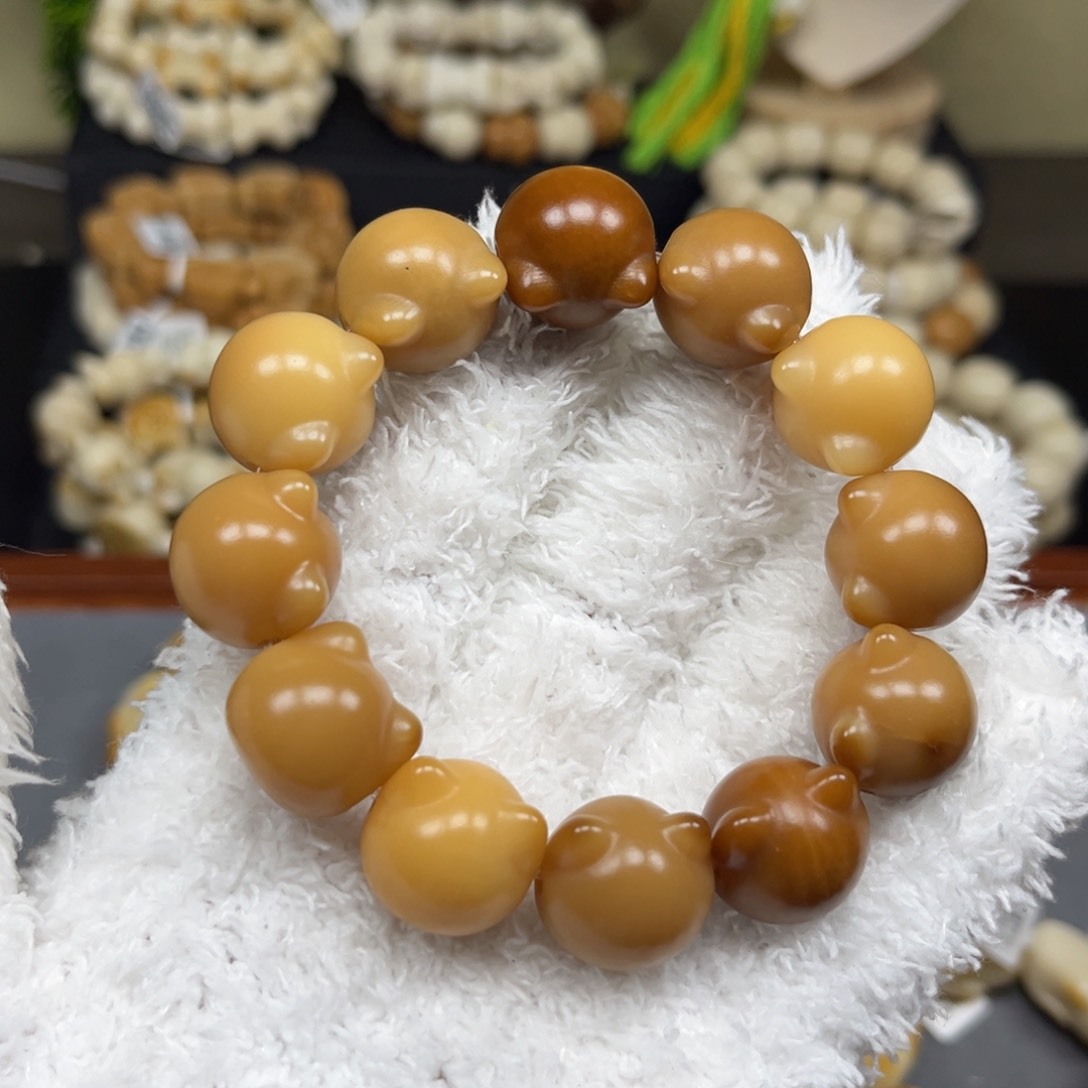 菩提根/象牙果吊坠2.17.59瑕疵猫头福利