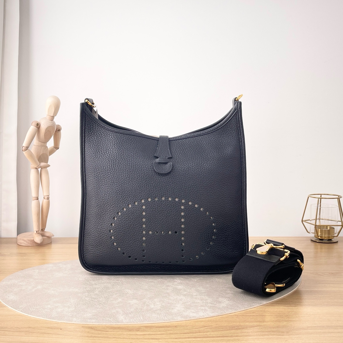 95新 Hermes/爱马仕 【九筒奢品】伊芙琳29/D刻/单肩包/4019