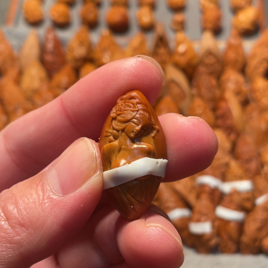 橄榄核手串/手链西施美女