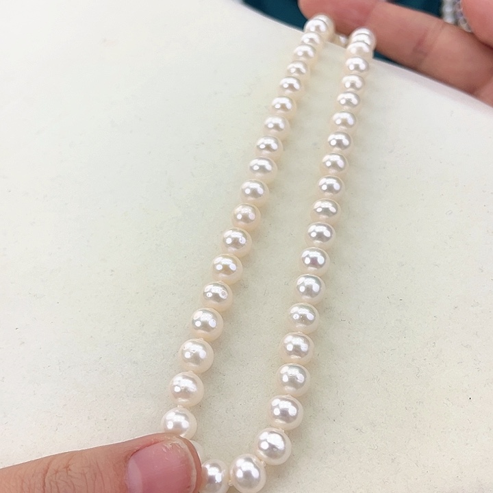 淡水珍珠颈饰未镶嵌卡8炫彩