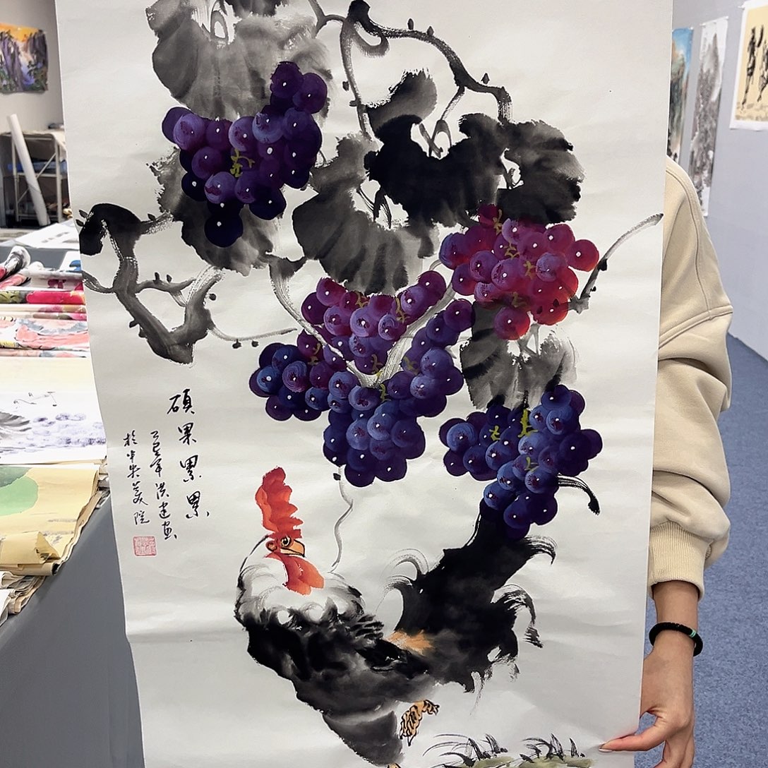 国画国画作品宣纸纯手绘