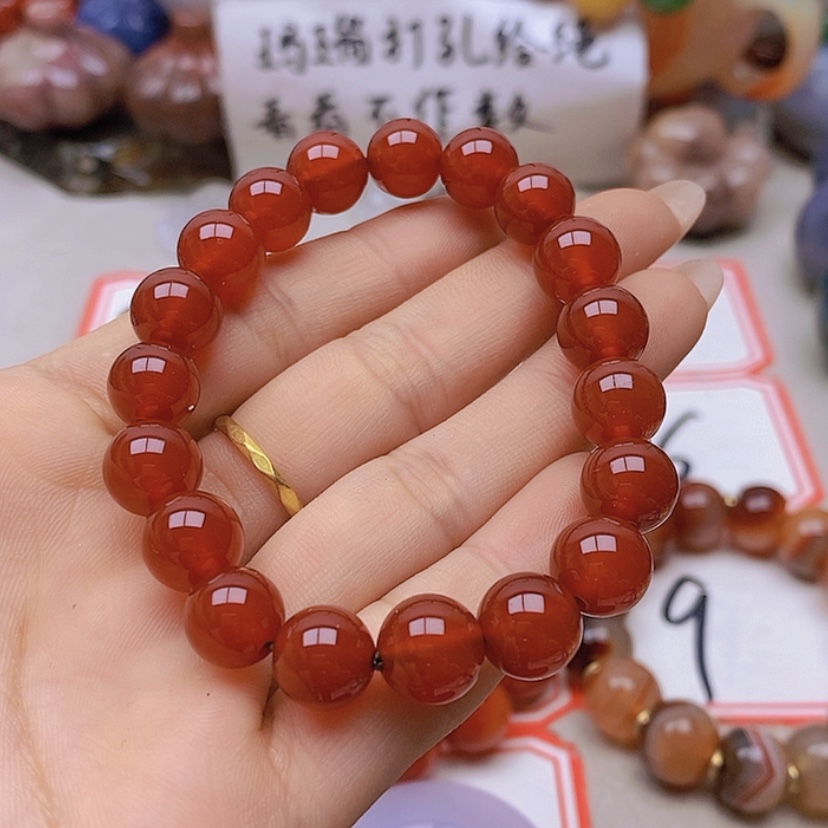 【闪购商品】未镶嵌玛瑙/玉髓珠宝半成品定*波