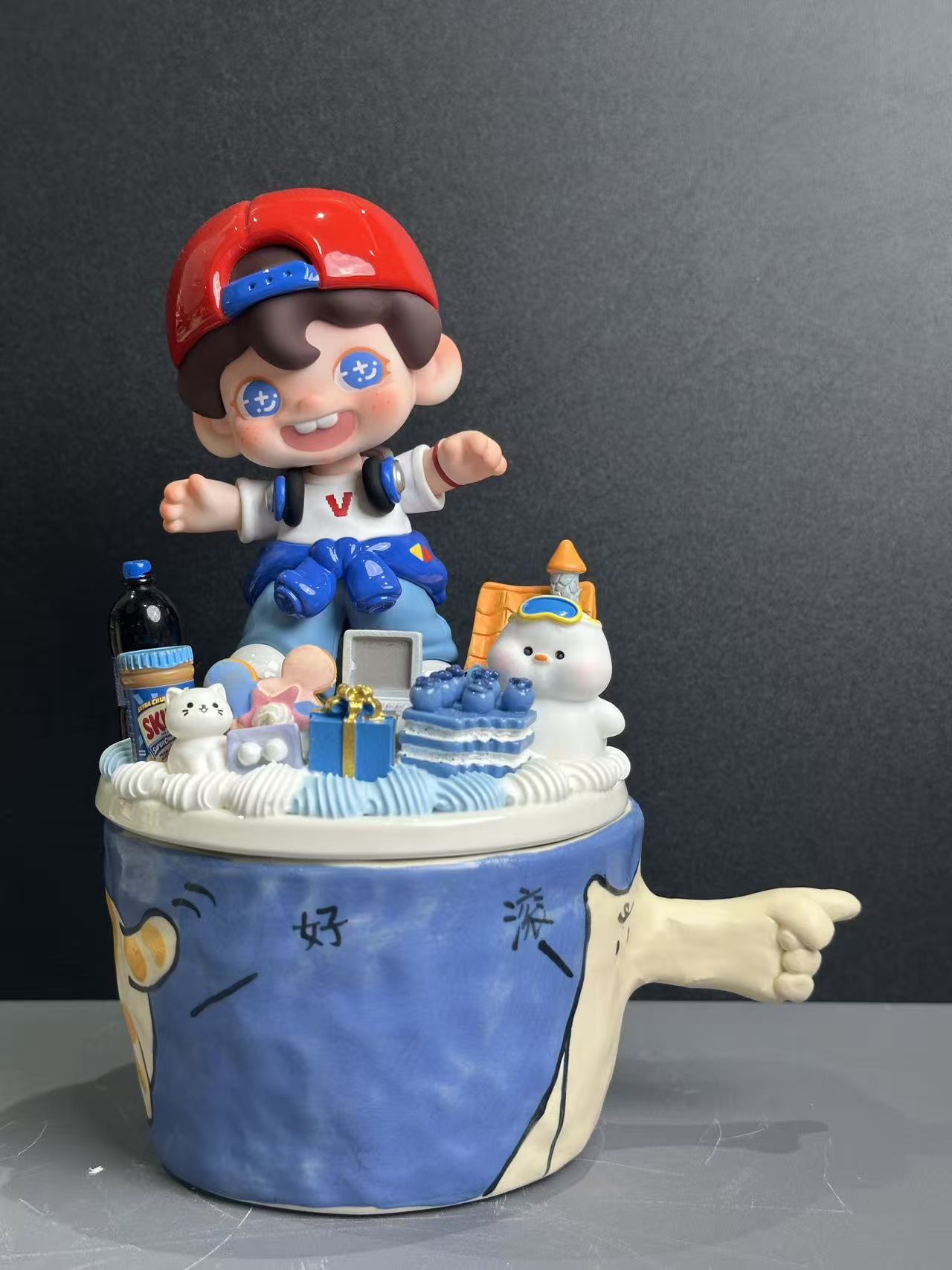 咪米酱创意手工奶油胶个性DIY饰品摆件