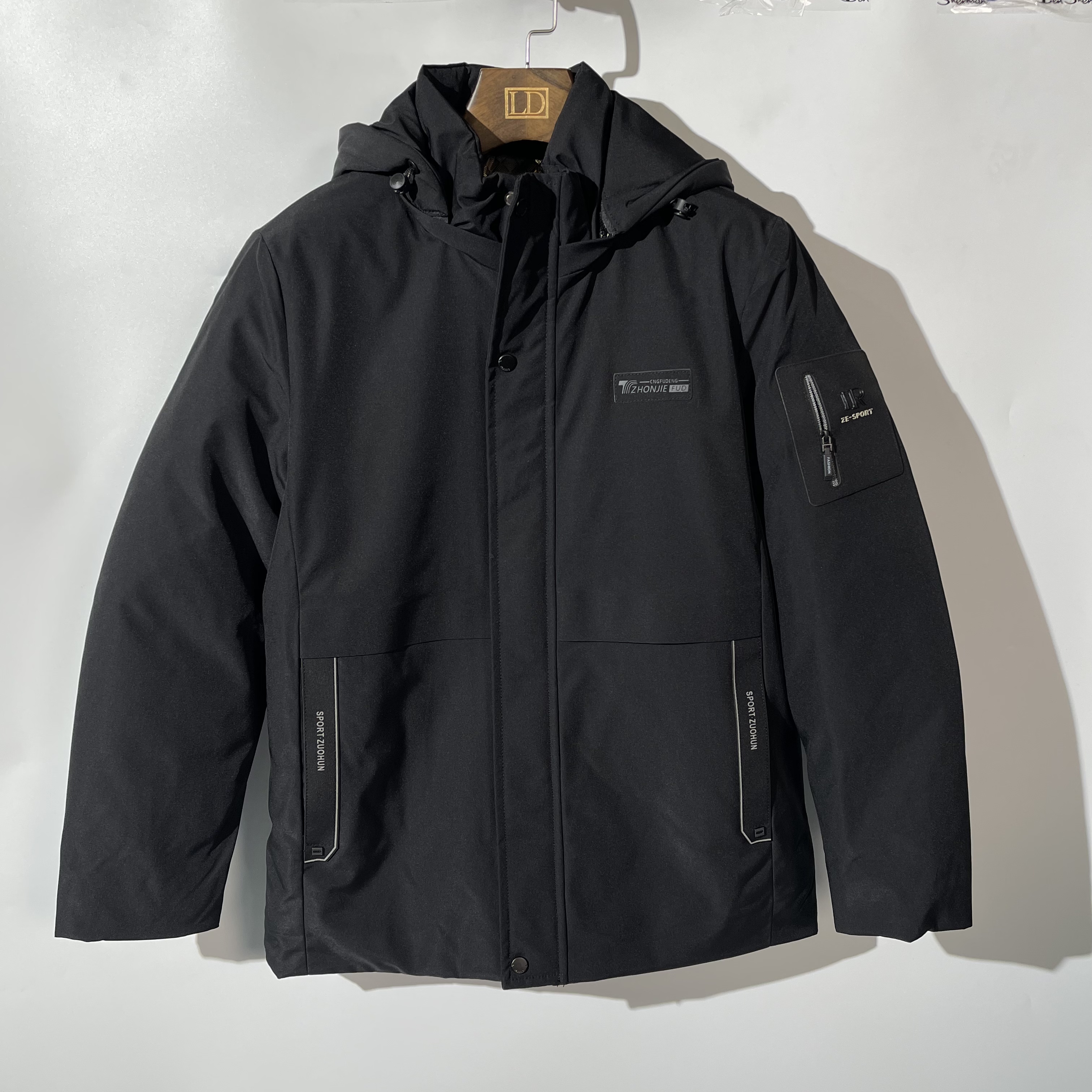 KLT8979-高品质男装撤柜加绒加厚骆驼绒夹克保暖外套