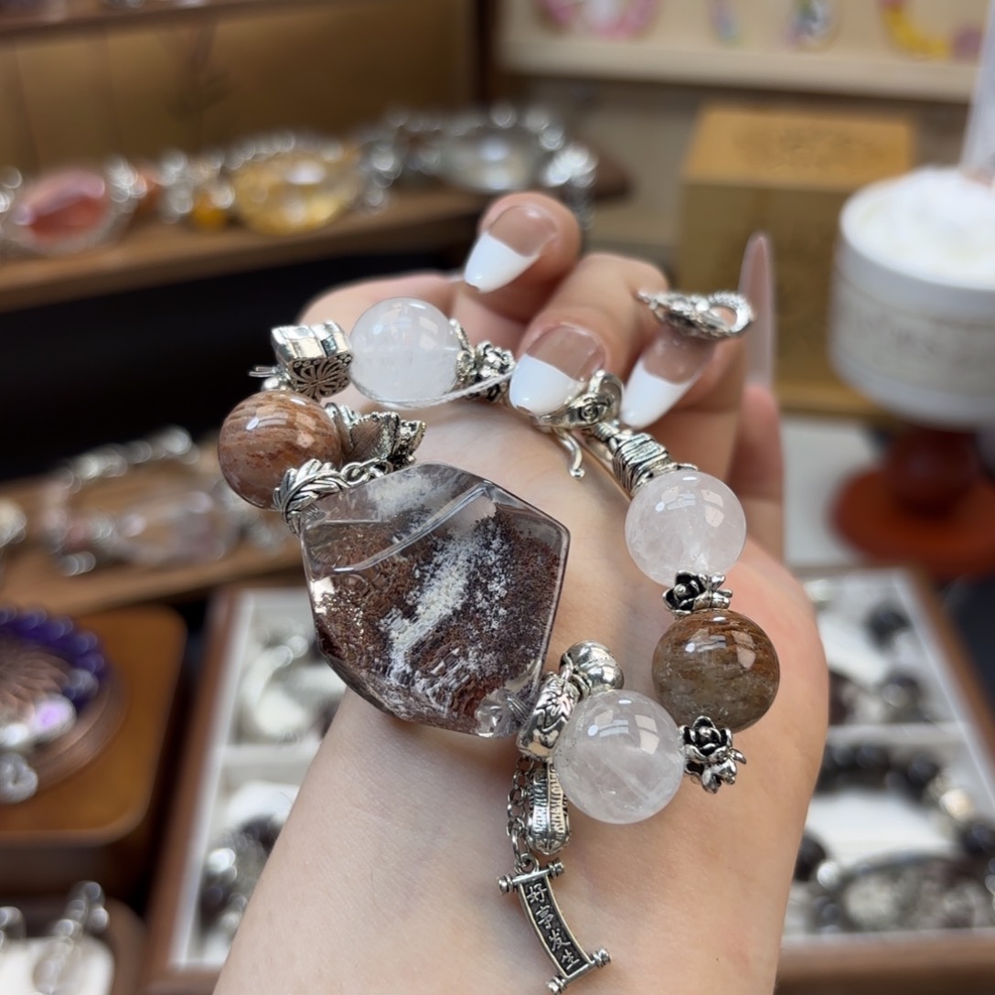 帝***喋水晶手链合金01幽灵手链