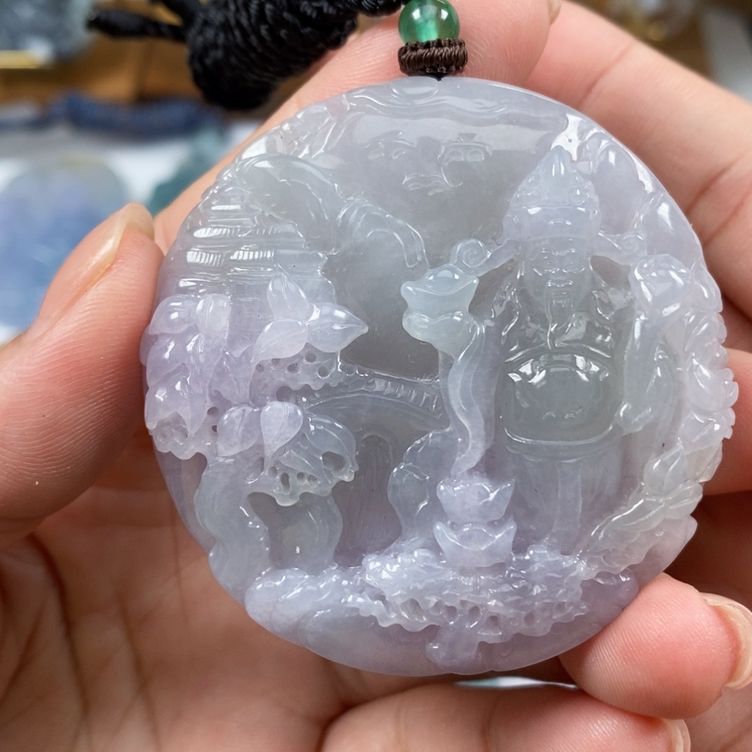 定制翡翠未镶嵌山水