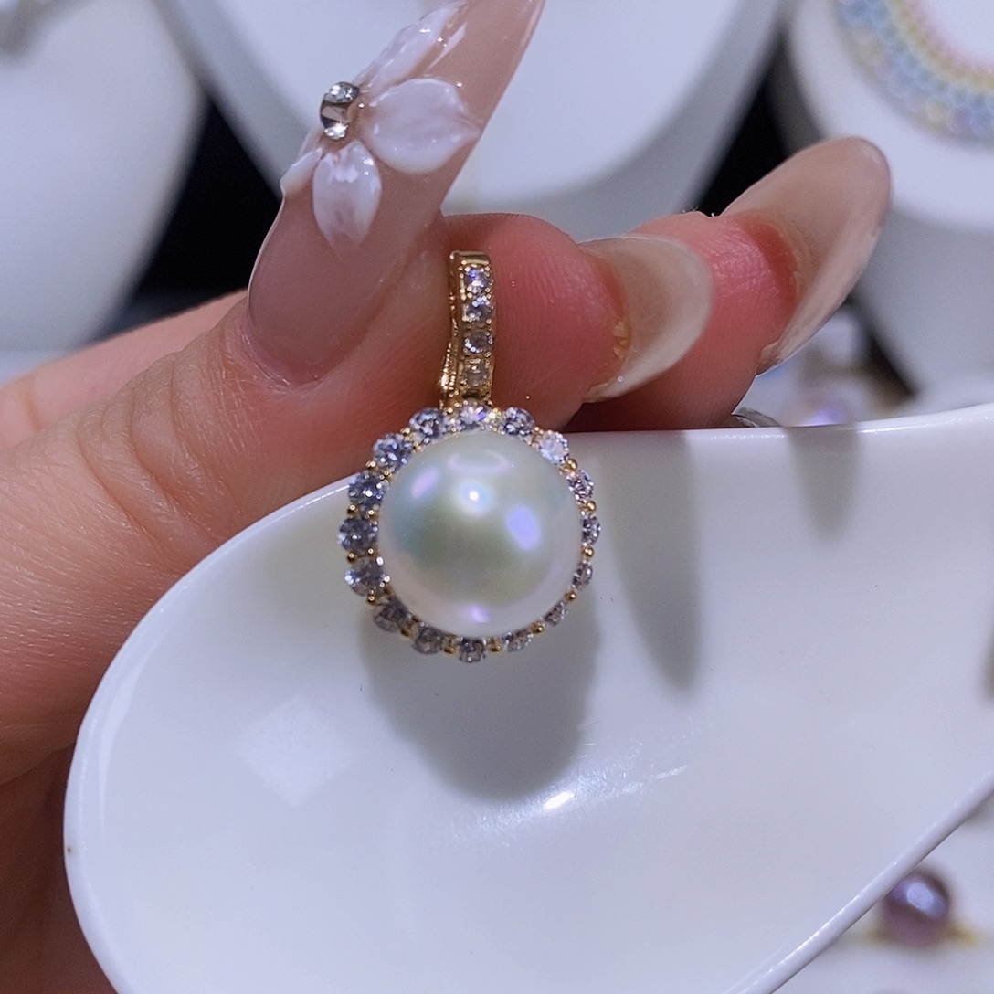 淡水珍珠颈饰合金