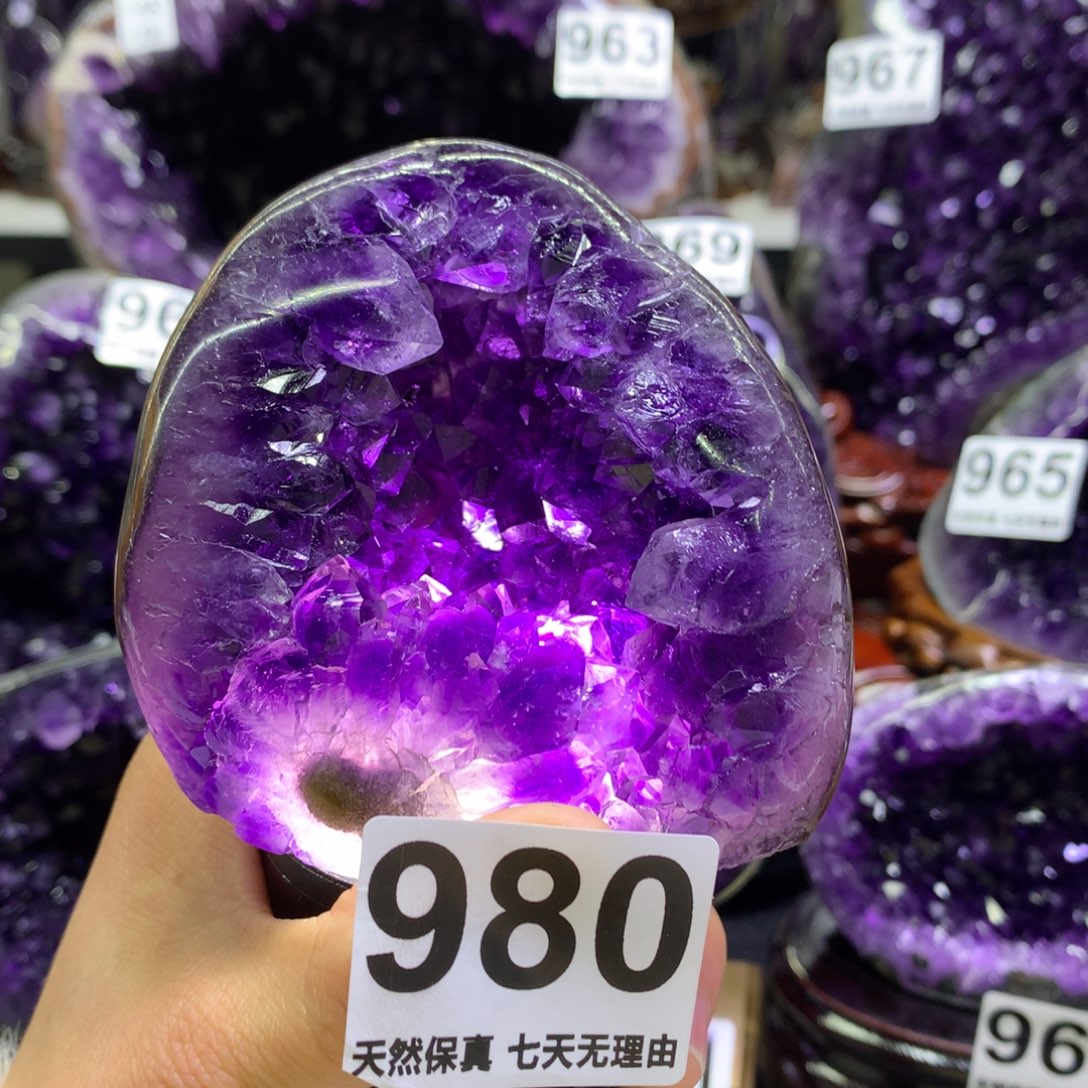 水晶未镶嵌摆件全抛窝窝金山m