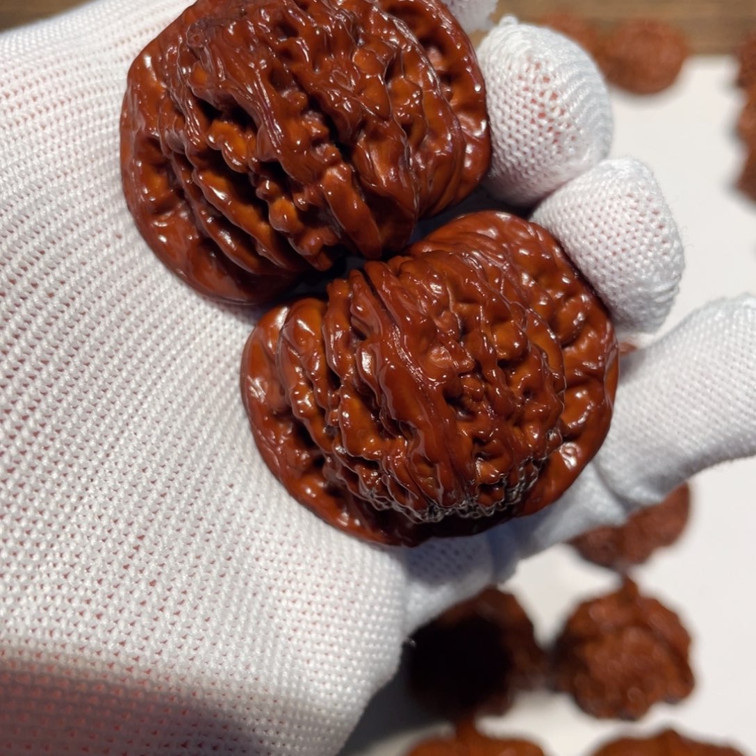 文玩核桃吊坠四座楼01. WY#00#