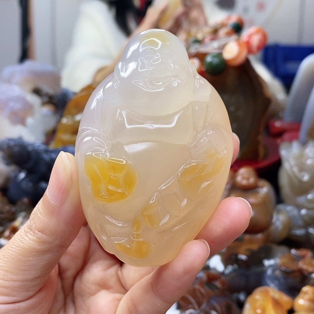 玛瑙/玉髓手把未镶嵌观*