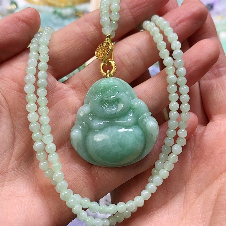 翡翠颈饰未镶嵌吊坠