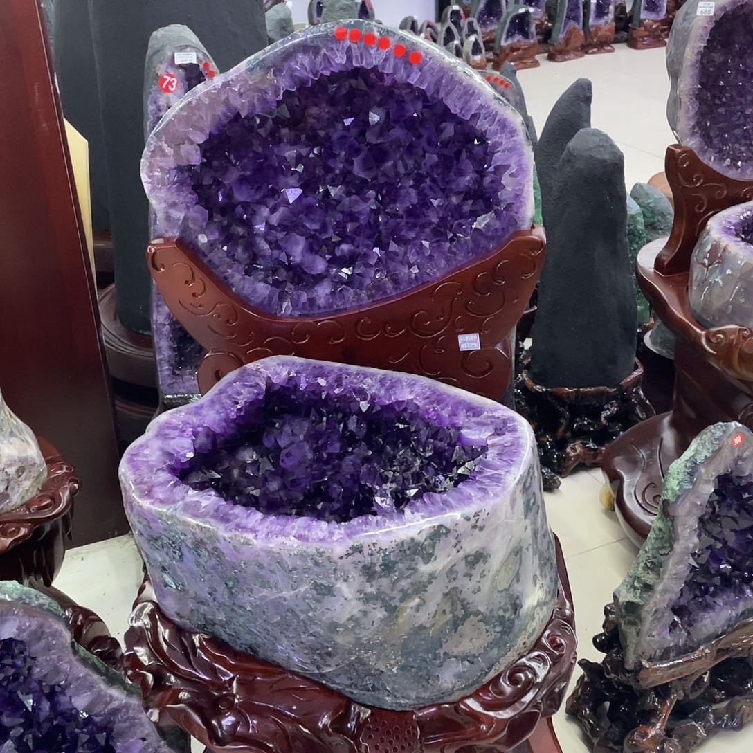 大型摆件（非配饰）未镶嵌紫晶朱