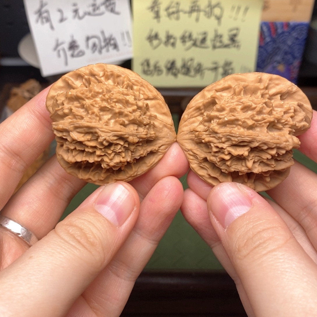 吊坠文玩核桃38野生鸭嘴异形天使之翼一物一图全品