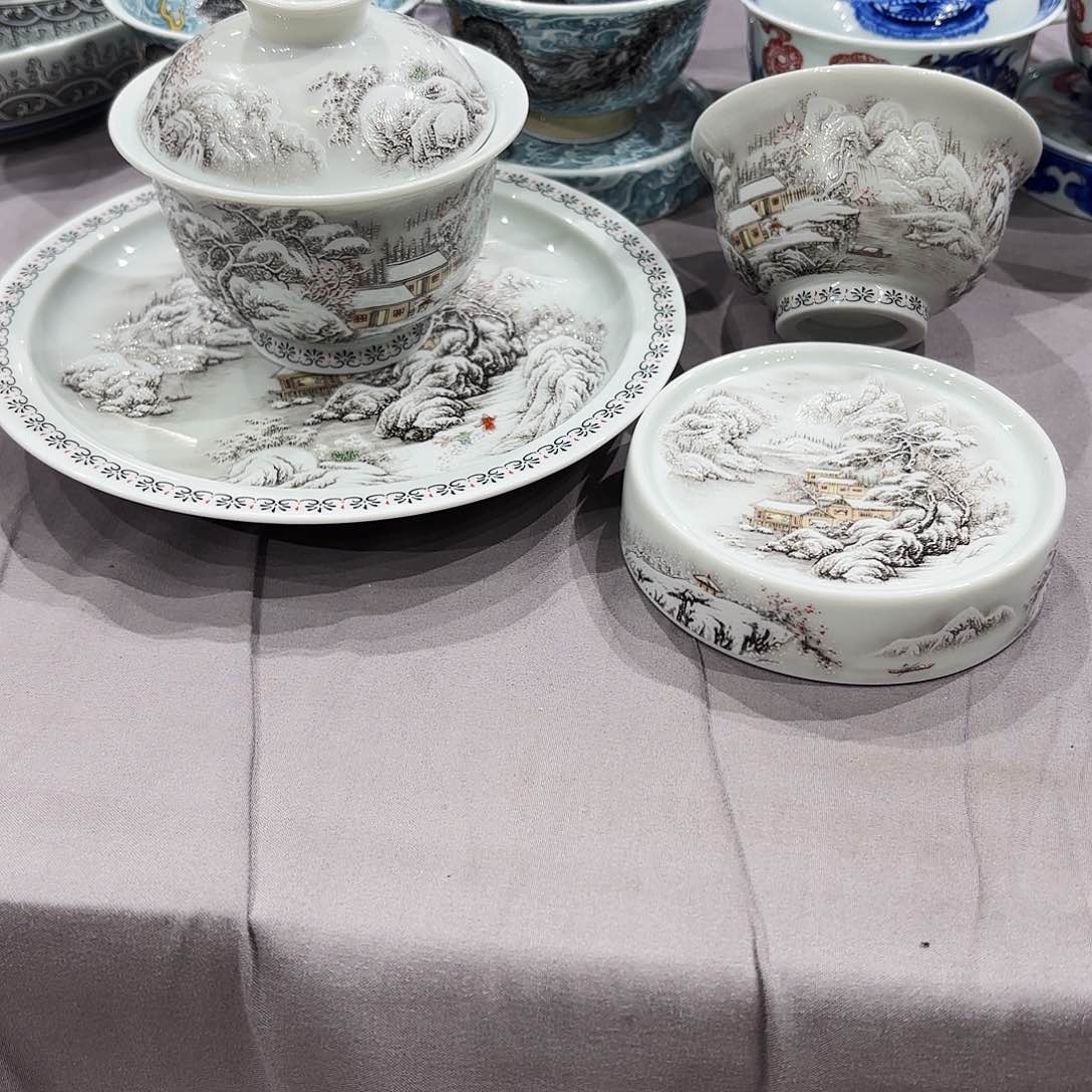 瓷片景德镇瓷器展和