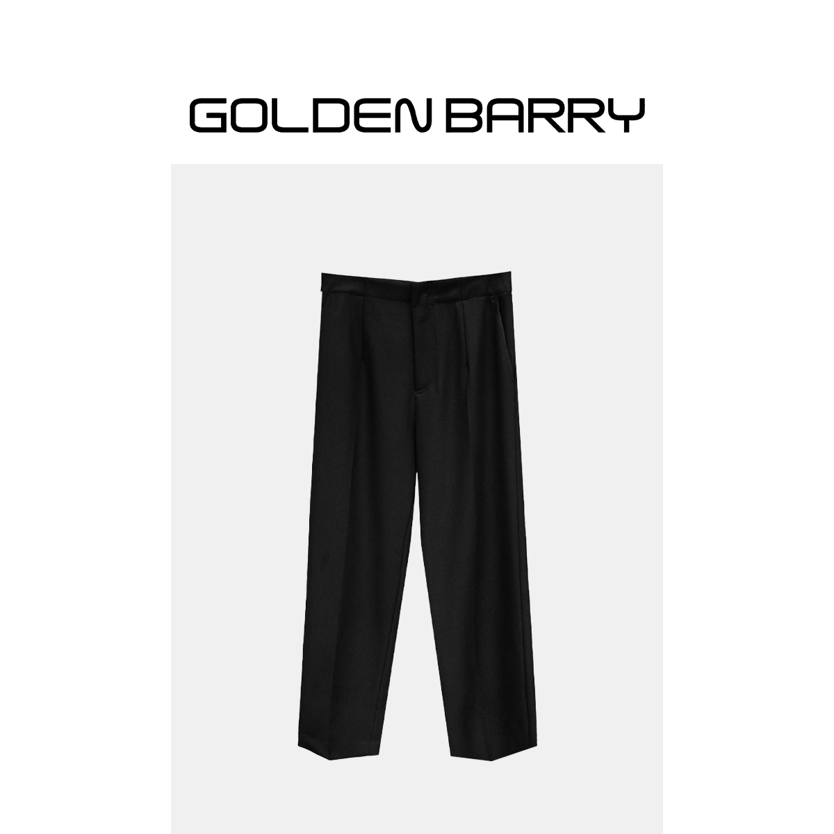 GOLDENBARRY|541155后开衩连腰西裤