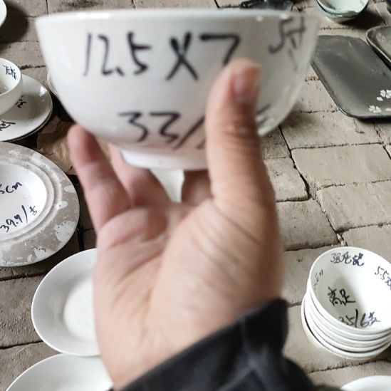 陶瓷5英寸强化瓷33~6支囗径12、5X7