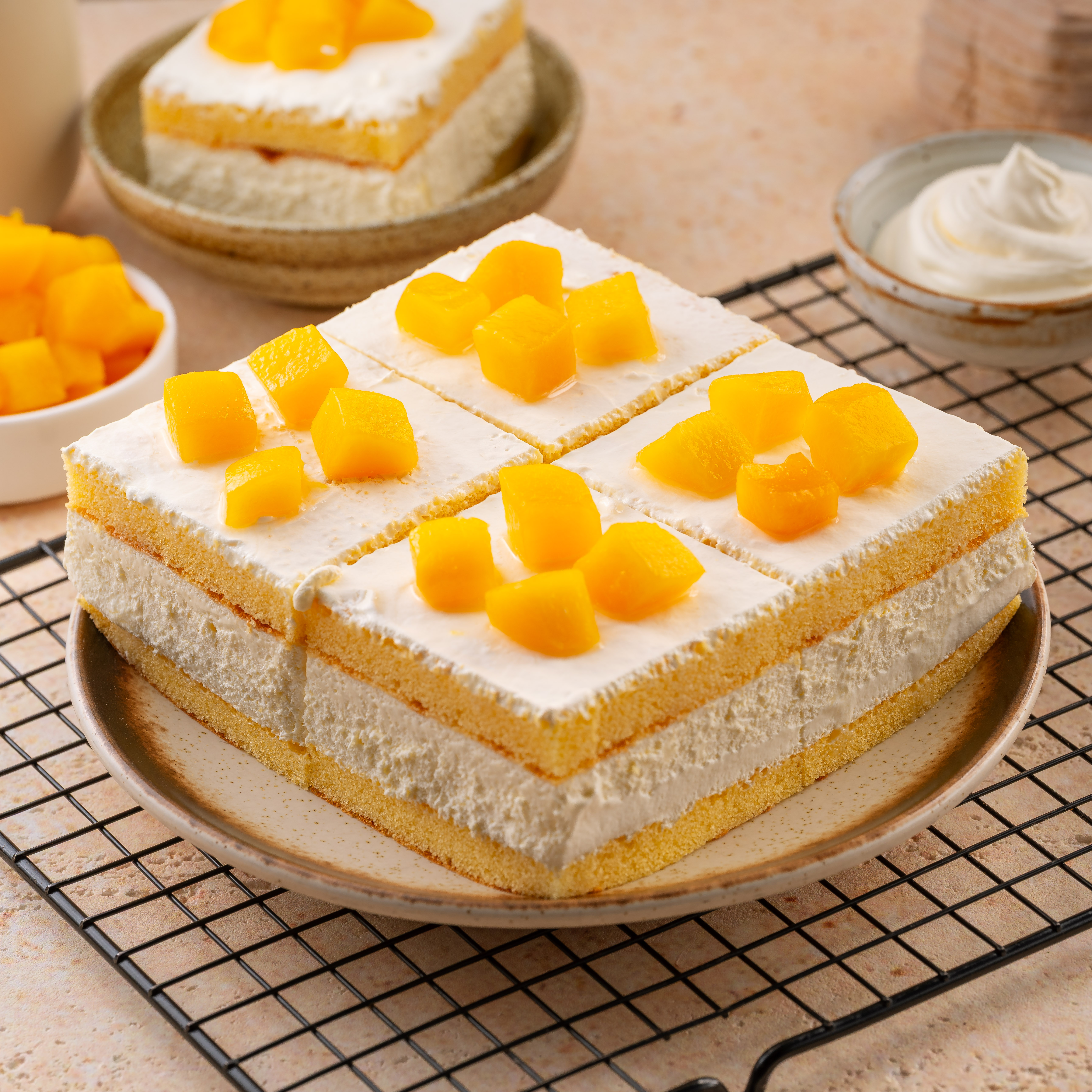 【生鲜冷链】黄桃酸奶蛋糕 下午茶 甜点 下单核对好收货信息！