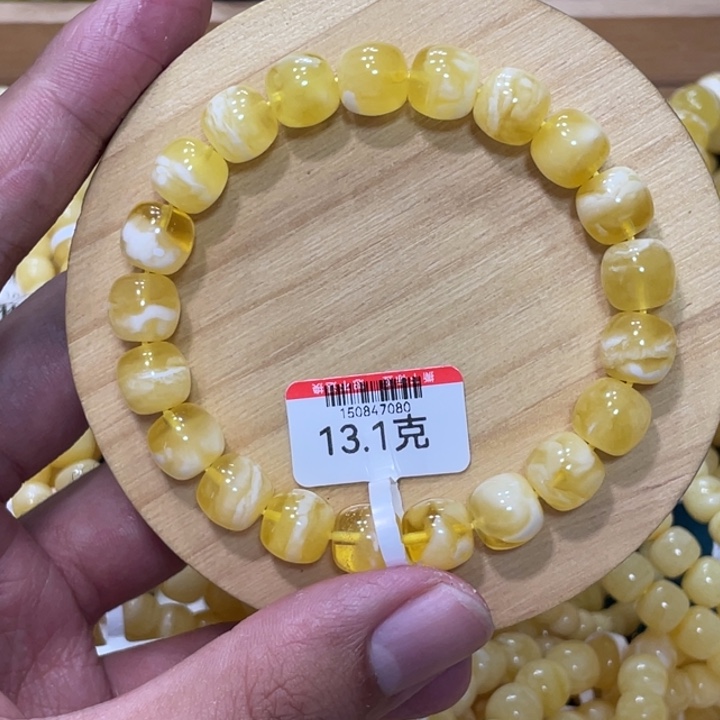 蜜蜡手链未镶嵌蜜蜡