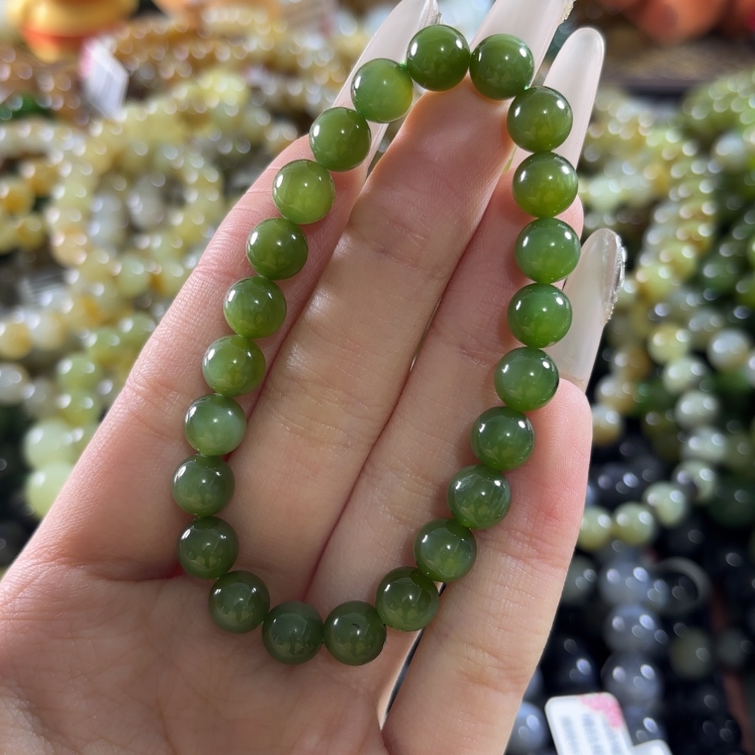 和田玉未镶嵌手链185