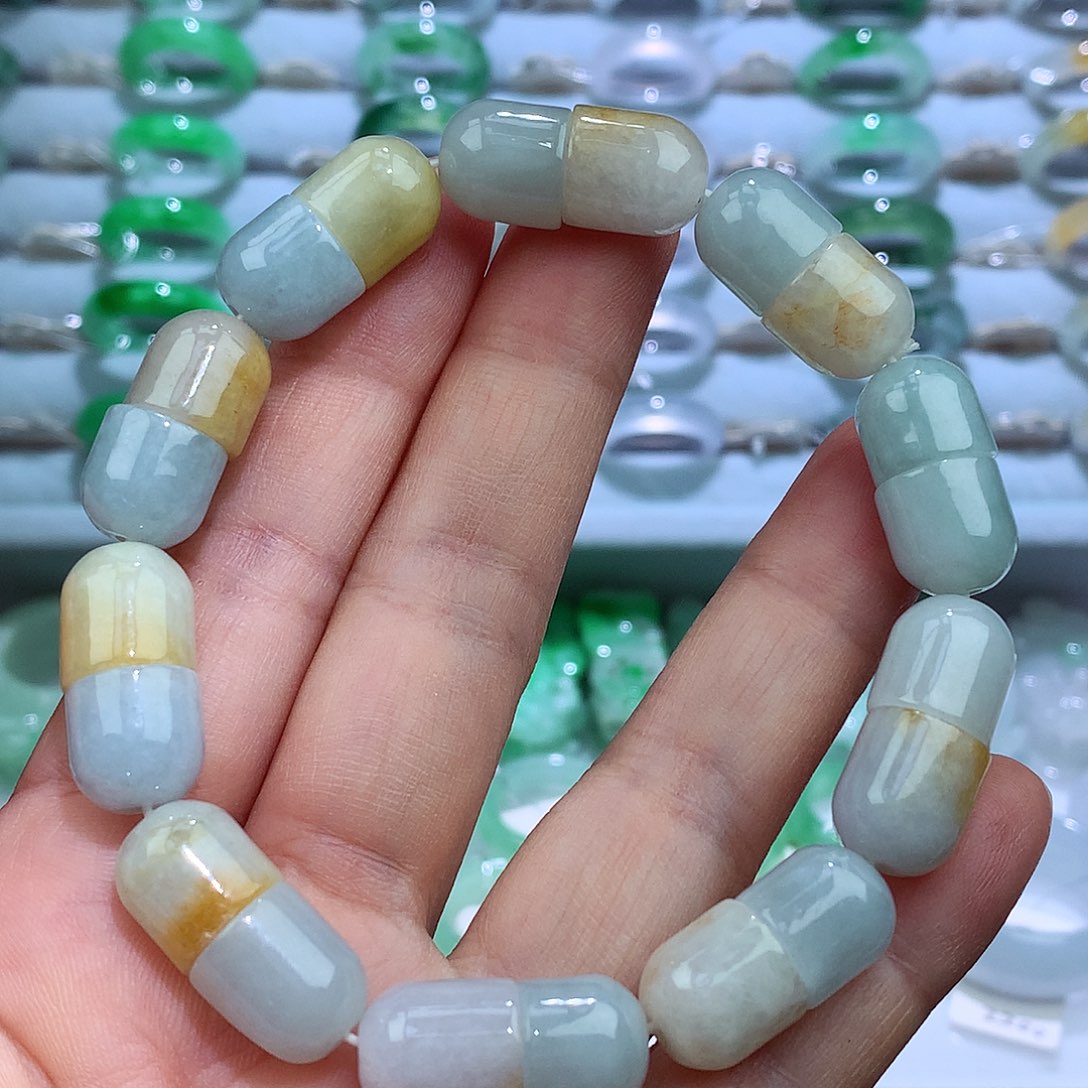 未镶嵌戒指翡翠手串
