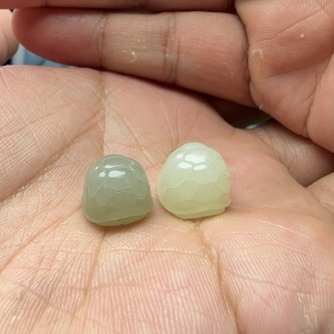 和田玉颈饰未镶嵌拍一发一随机发货