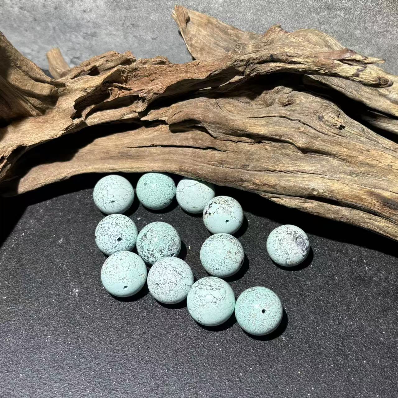 【祁恩珠宝】绿松石单珠DS071205——多样性发其一