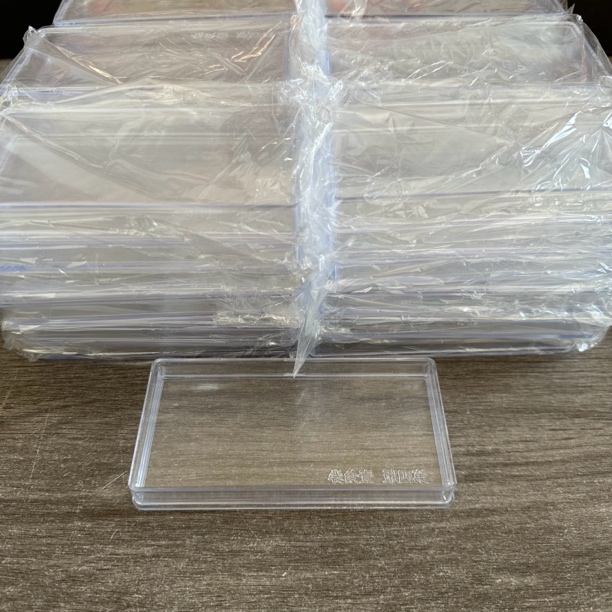 透明一角刀币盒白腰100张连号