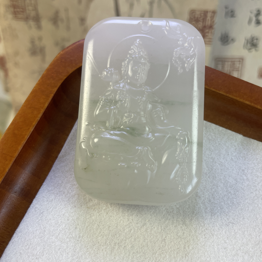新疆天山翠守护神男女款玉石挂件