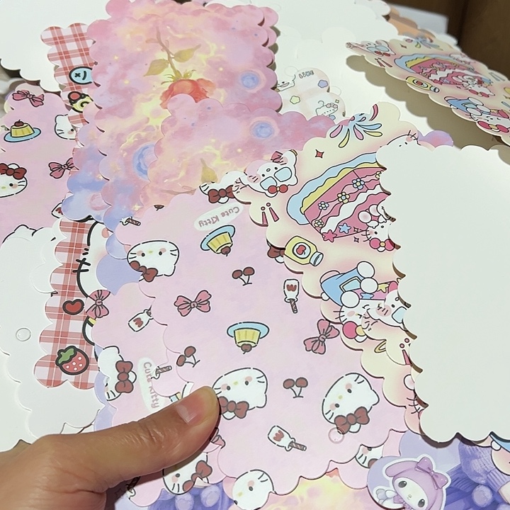 花边8×12混款100张