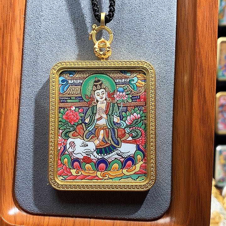 吊坠般若唐卡非遗传承