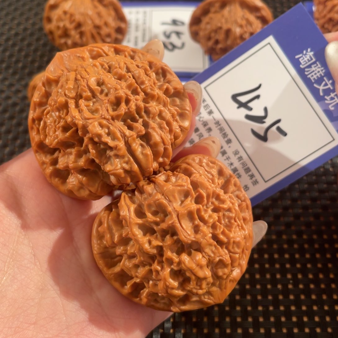 文玩核桃把件425号51尺官帽