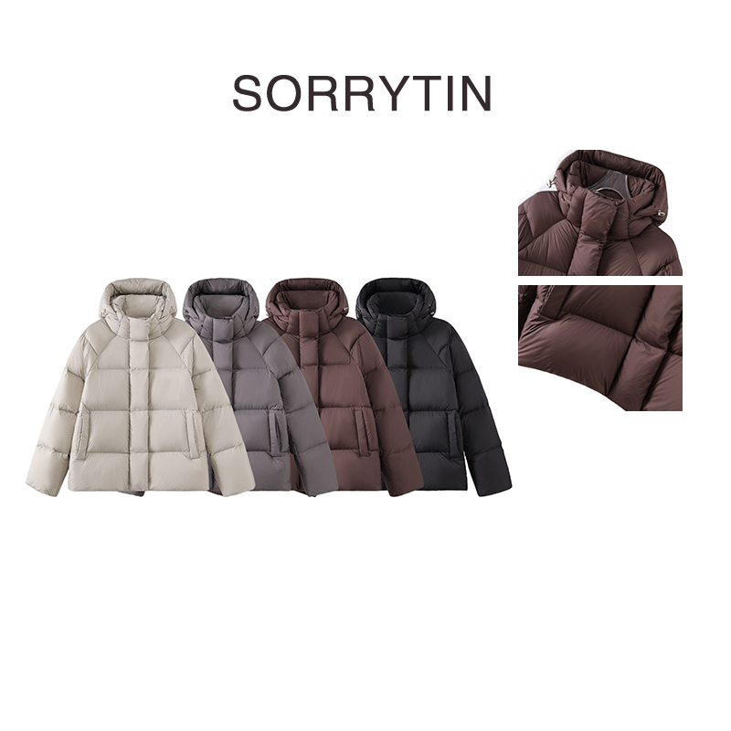 《最后的拥抱》SORRYTIN 霍尔多巴吉95白鹅绒隐形口袋连帽羽绒服