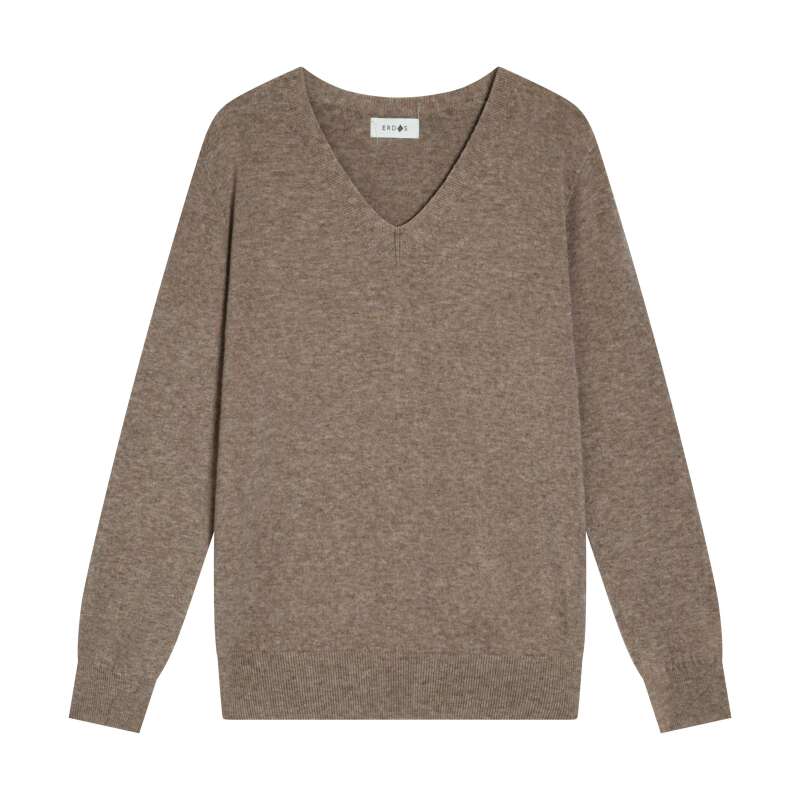 A-1325-V领宽松显瘦慵懒风秋冬季新款纯色针织开衫女