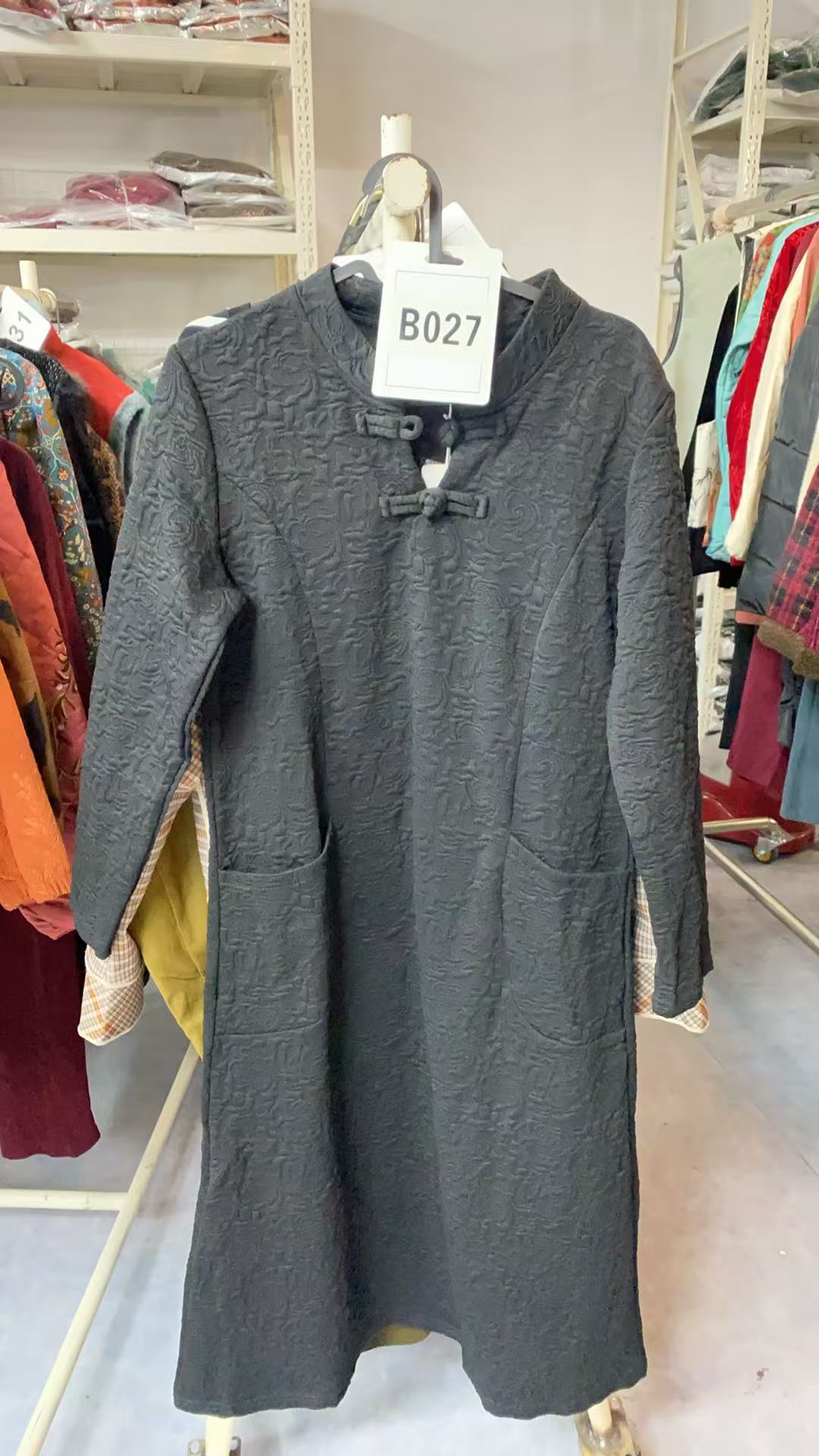 B027-G秋冬爆款老太太上衣