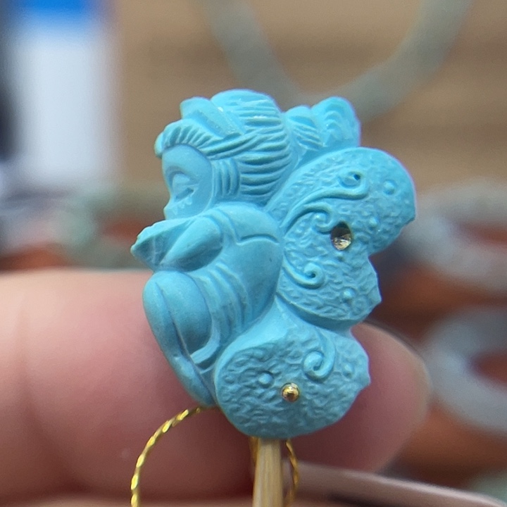 绿松石未镶嵌珠宝奇石