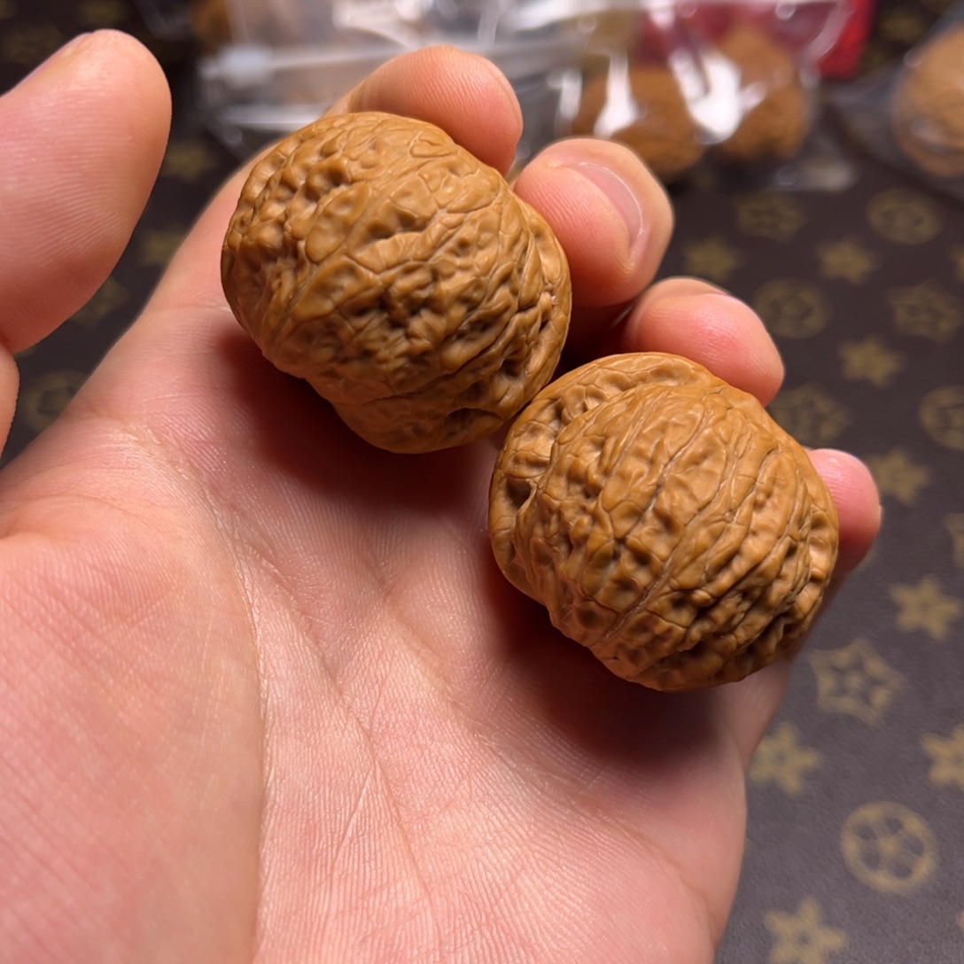 家***）把件文玩核桃37乾隆磨